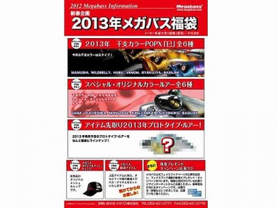 プロショップオオツカ バスフィッシング用品ネット通信販売 ブログ写真 2012/12/22